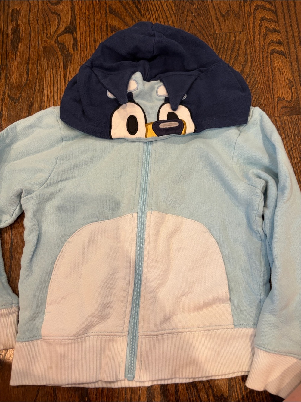 Hanna Andersson bluey Hooded Zip-Up
